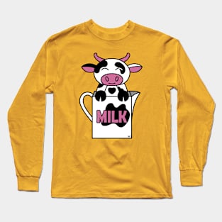 Cow in a Milk Jug Long Sleeve T-Shirt